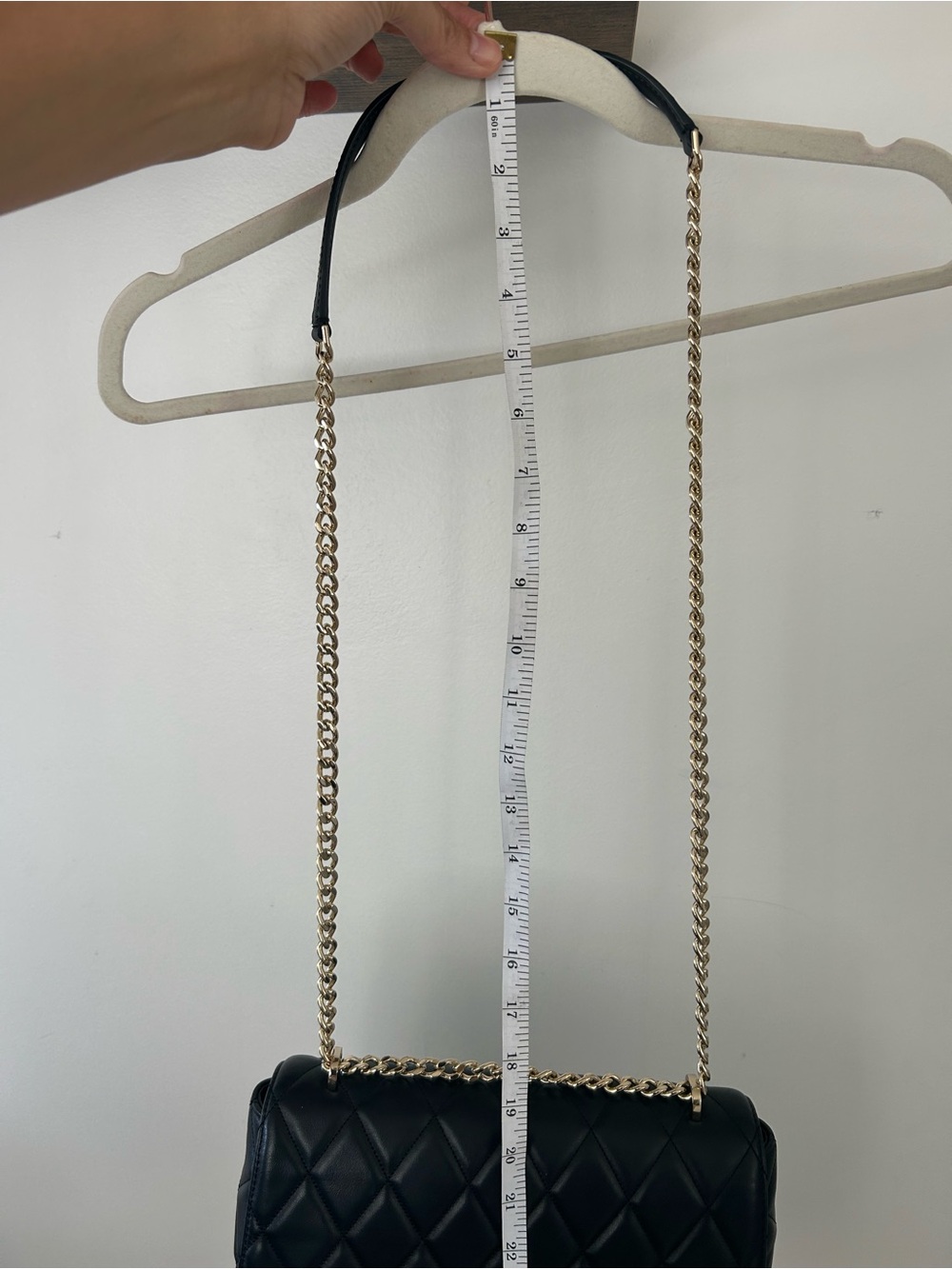 kate spade Black Quilted Crossbody with Gold Chain - Picture 13 of 14
